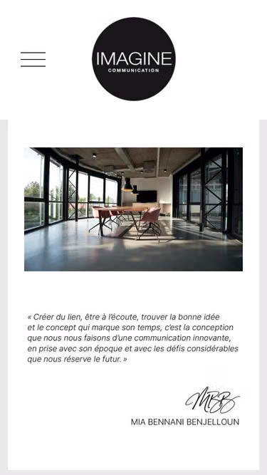 Screenshot of imagine.ma
