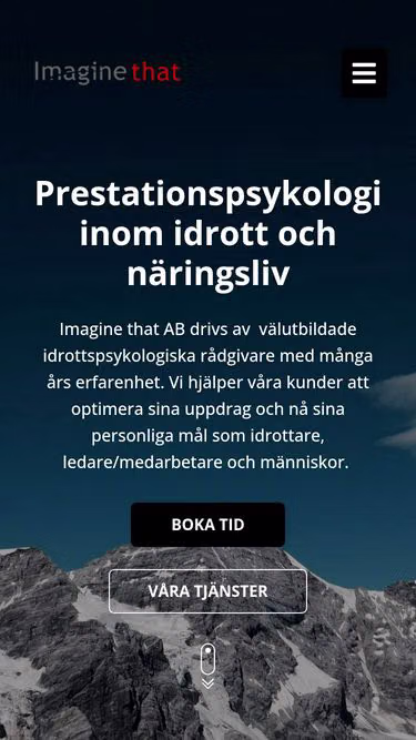 Screenshot of imaginethat.se
