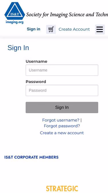 Screenshot of imaging.org