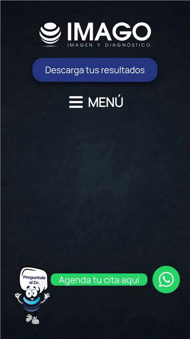 Screenshot of imago.com.co
