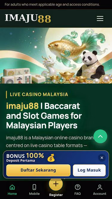 Screenshot of imaju88.gold