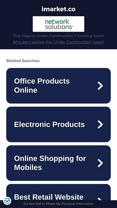 Screenshot of imarket.co