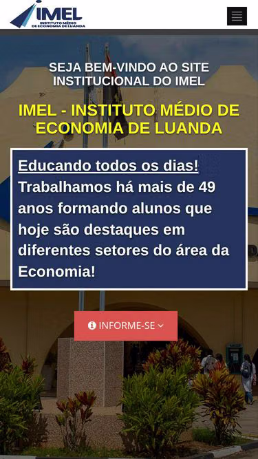 Screenshot of imel.ao