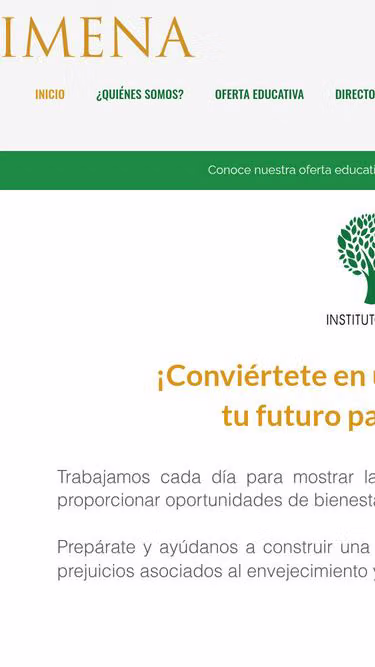 Screenshot of imena.mx