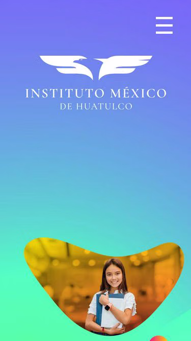 Screenshot of imh.edu.mx