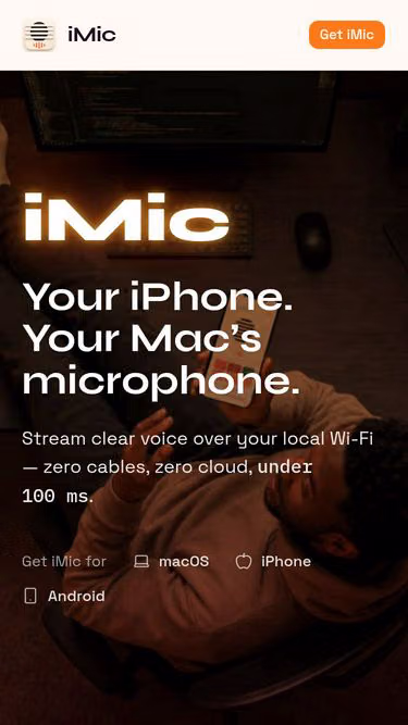 Screenshot of imic.app