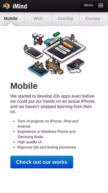 Screenshot of imind.hu