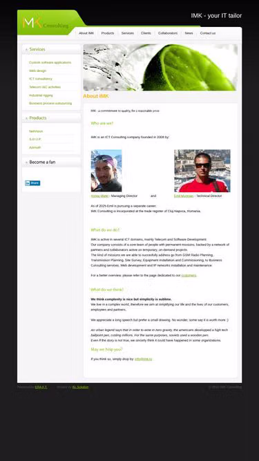 Screenshot of imk.ro