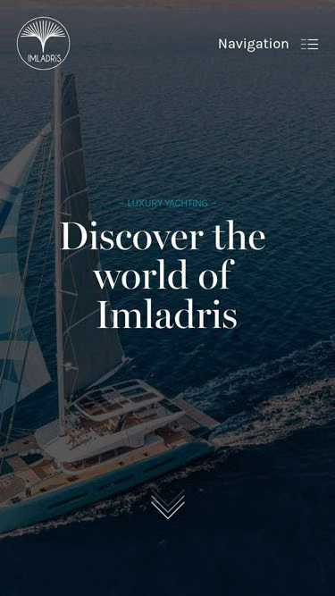 Screenshot of imladris.yachts