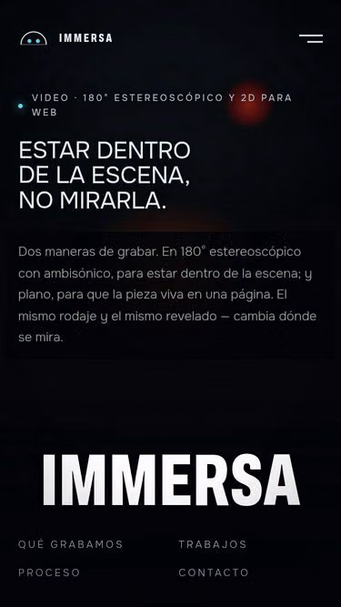 Screenshot of immersa.cl