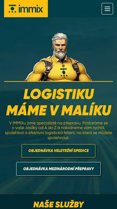 Screenshot of immix.cz