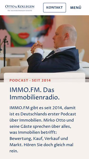 Screenshot of immo.fm