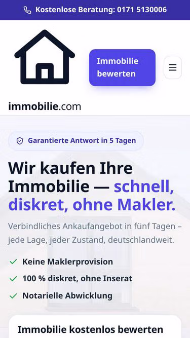 Screenshot of immobilie.com