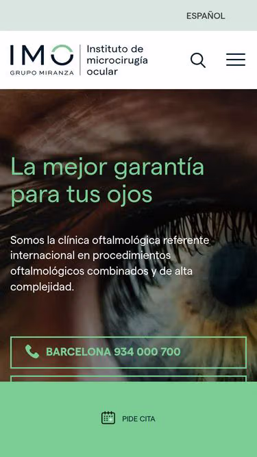 Screenshot of imo.es