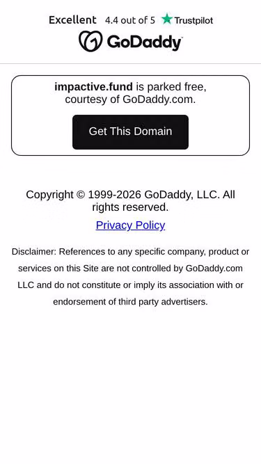 Screenshot of impactive.fund