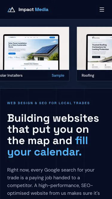 Screenshot of impactmedia.dev