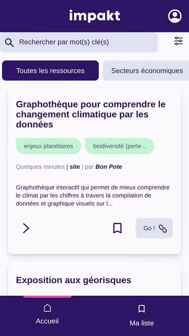 Screenshot of impakt.solutions