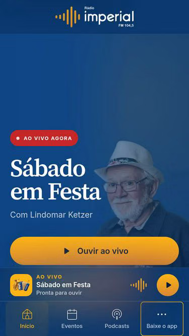 Screenshot of imperial.fm.br