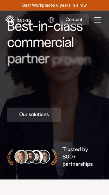 Screenshot of impres.app