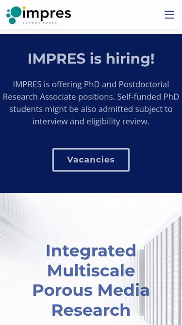 Screenshot of impres.co.uk