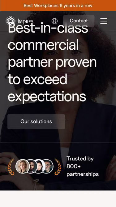 Screenshot of impres.com