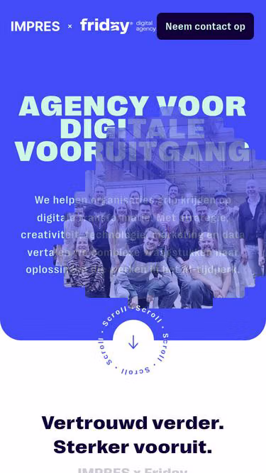 Screenshot of impres.nl