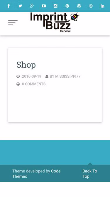 Screenshot of imprint.buzz