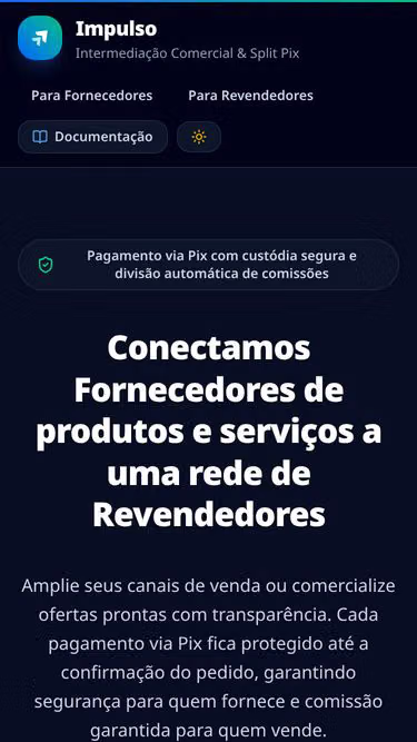 Screenshot of impulso.api.br