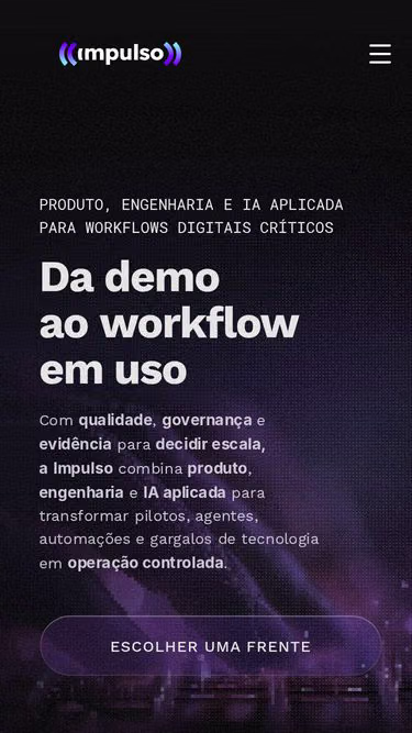 Screenshot of impulso.news