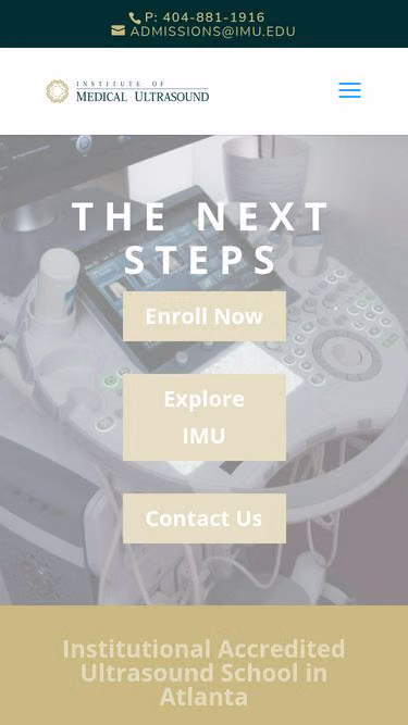 Screenshot of imu.edu