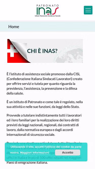 Screenshot of inas.ch