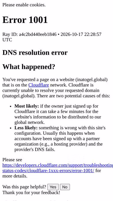 Screenshot of inatogel.global