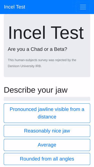 Screenshot of incel.us