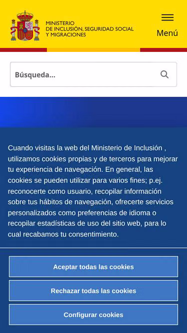 Screenshot of inclusion.gob.es