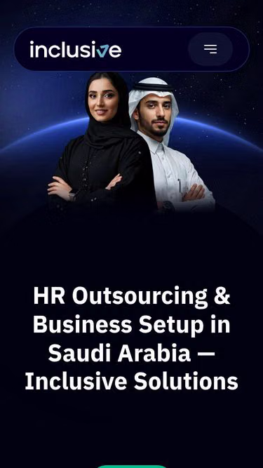 Screenshot of inclusive.sa