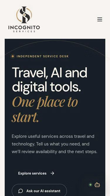 Screenshot of inco.services