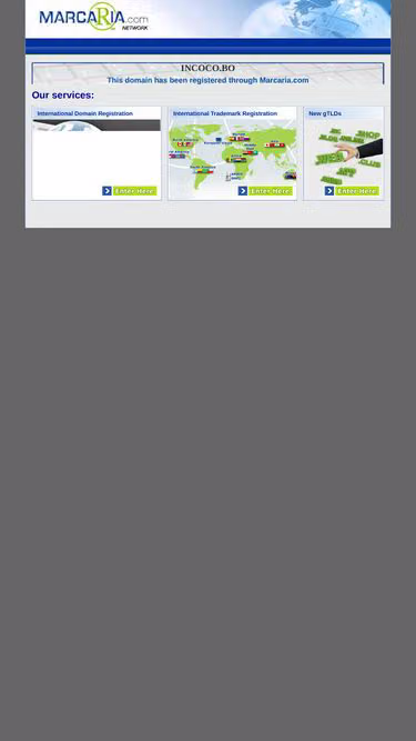 Screenshot of incoco.bo