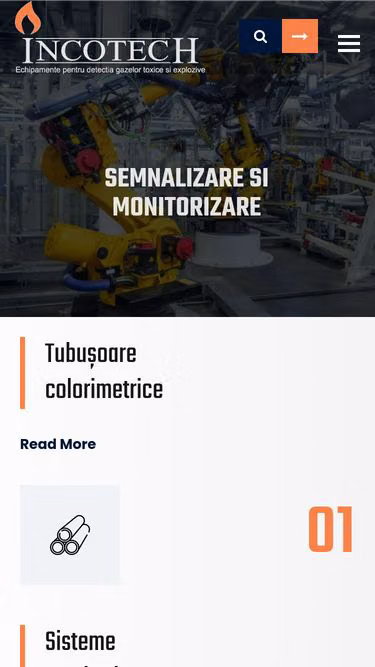 Screenshot of incotech.ro