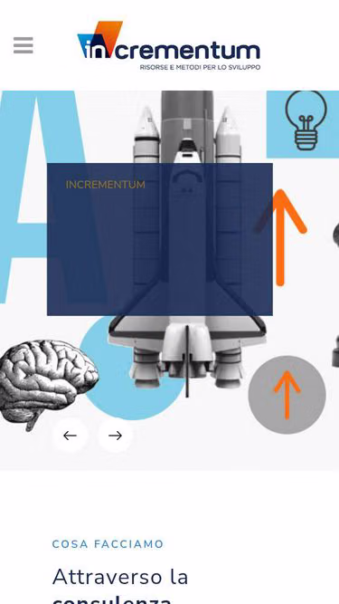 Screenshot of incrementum.it