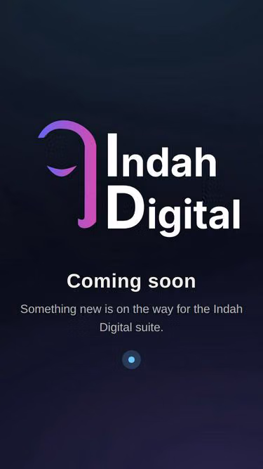 Screenshot of indah.digital