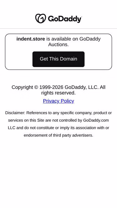 Screenshot of indent.store