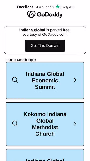 Screenshot of indiana.global