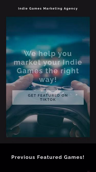 Screenshot of indiegames.buzz