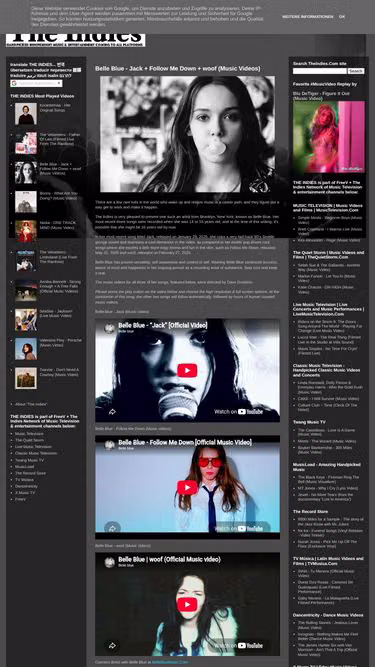Screenshot of indies.international