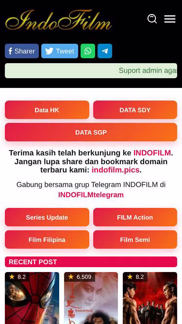 Screenshot of indofilm.space