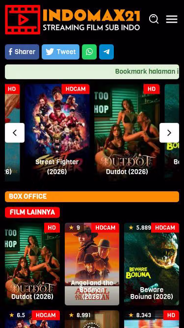 Screenshot of indoxxi.homes