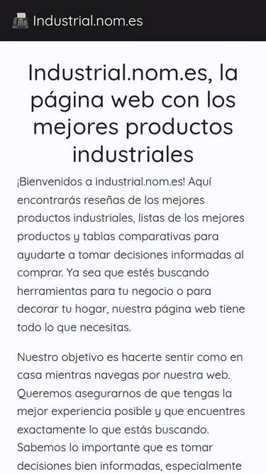 Screenshot of industrial.nom.es