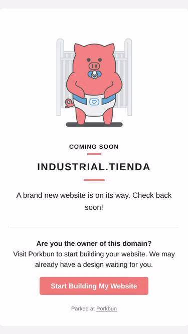 Screenshot of industrial.tienda