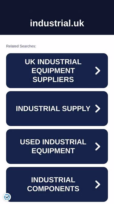 Screenshot of industrial.uk