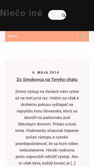 Screenshot of ine.sk